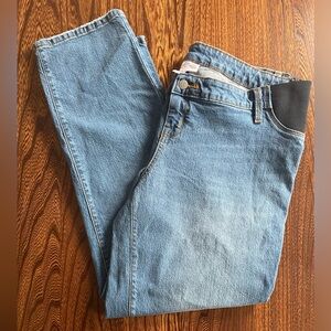 NWT Isabel Maternity Slightly Distressed Maternity Jeans, Size 12